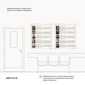 Комплект стендов “Великие русские писатели и поэты”